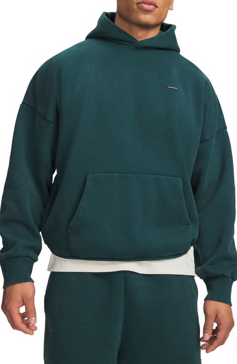 UA Icon Oversize Fleece Pullover Hoodie