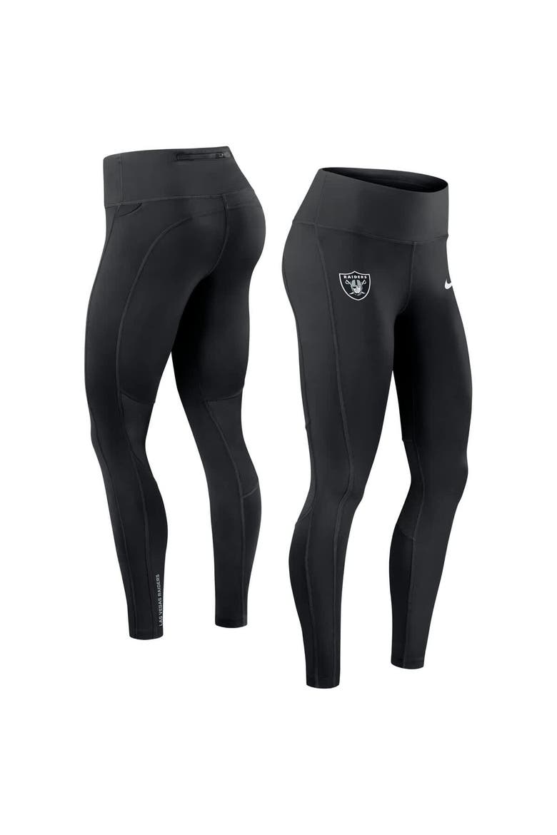 Women's Nike Black Las Vegas Raiders Primetime Epic Fast Dri-FIT Leggings, Main, color, Black
