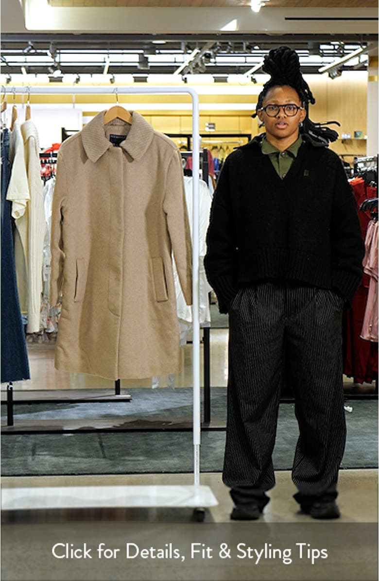 Rib Collar Coat, sales video thumbnail