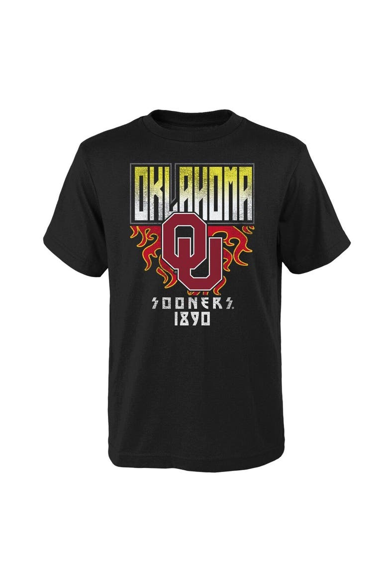 Youth Black Oklahoma Sooners The Legend T-Shirt, Main, color, Black