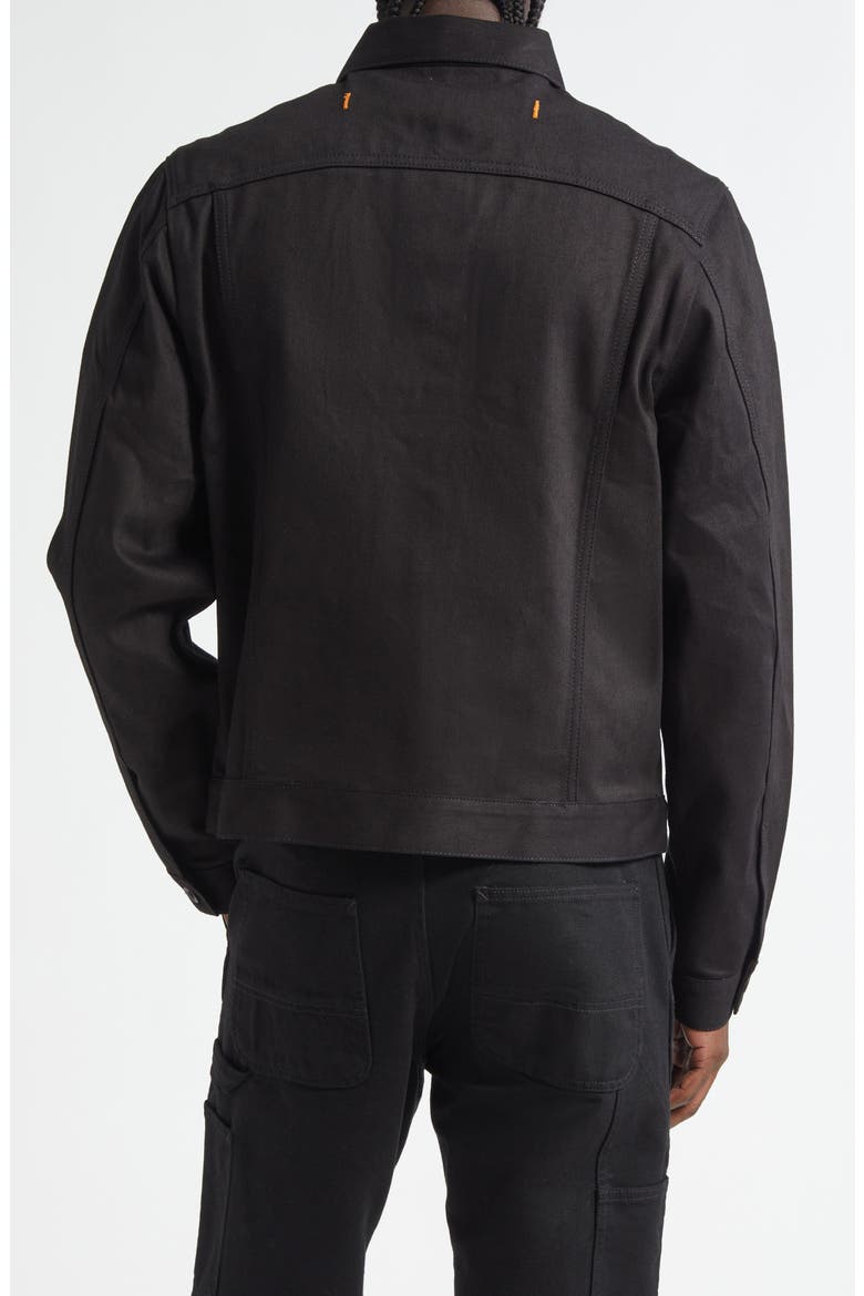 Jacob Type 3 Cotton Trucker Jacket, Alternate, color, BLACK