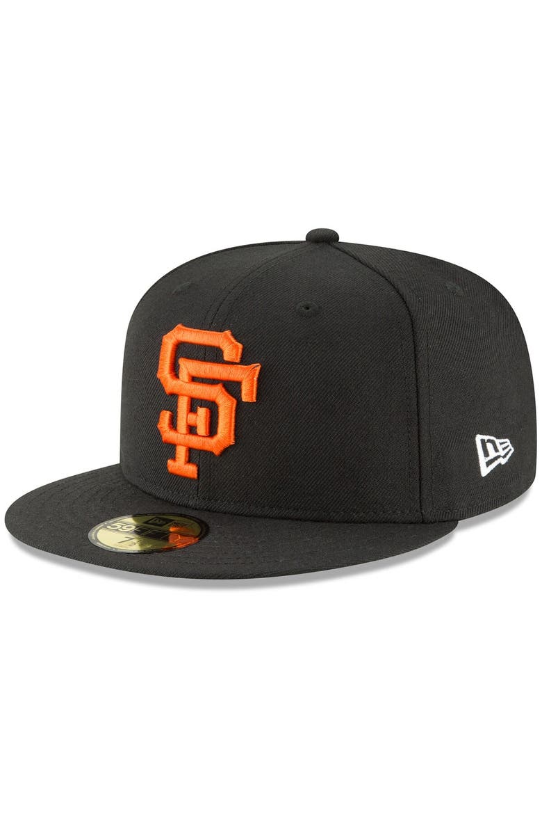 Men's New Era Black San Francisco Giants Cooperstown Collection Wool 59FIFTY Fitted Hat, Main, color, Black