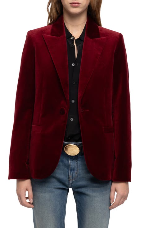 Vavy Velvet Blazer