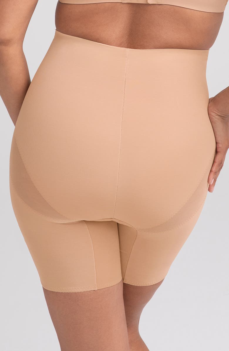 Honeylove Mid Waist Shorts, Alternate, color, Sand