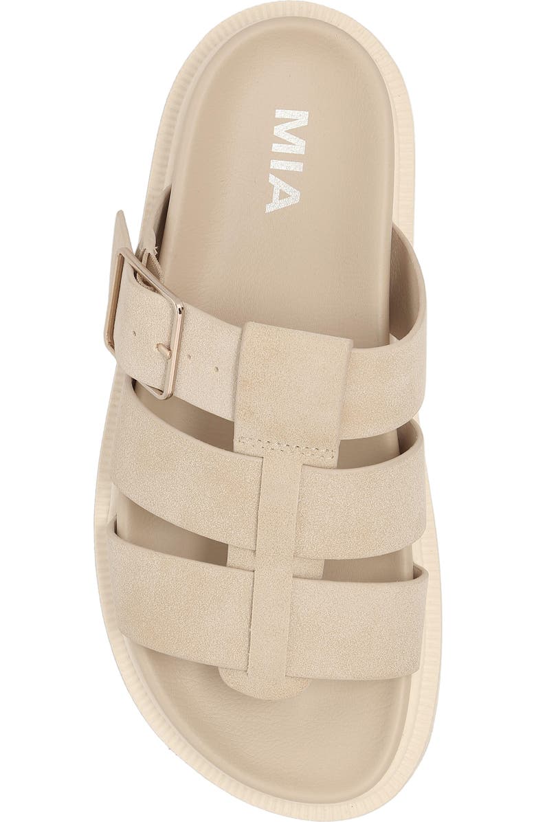 MIA Geni Slide Sandal, Alternate, color, Seashell A
