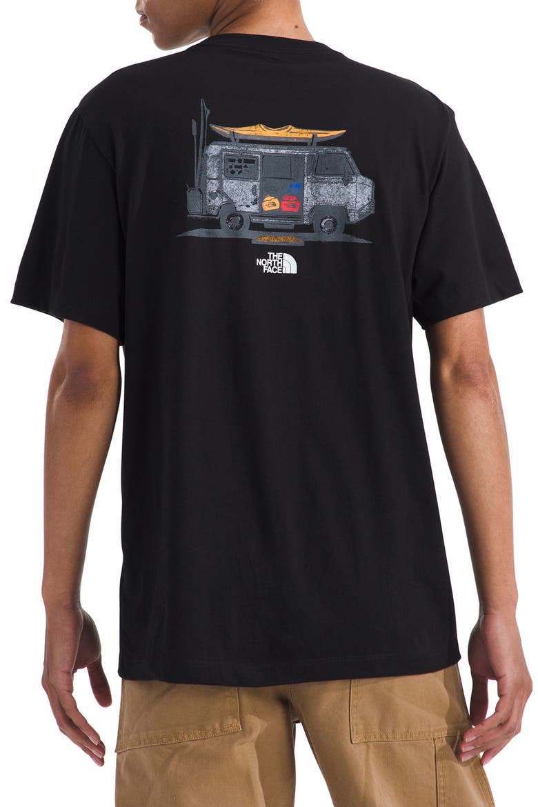 Evolution Van Life Cotton Graphic T-Shirt, Alternate, color, TNF BLACK