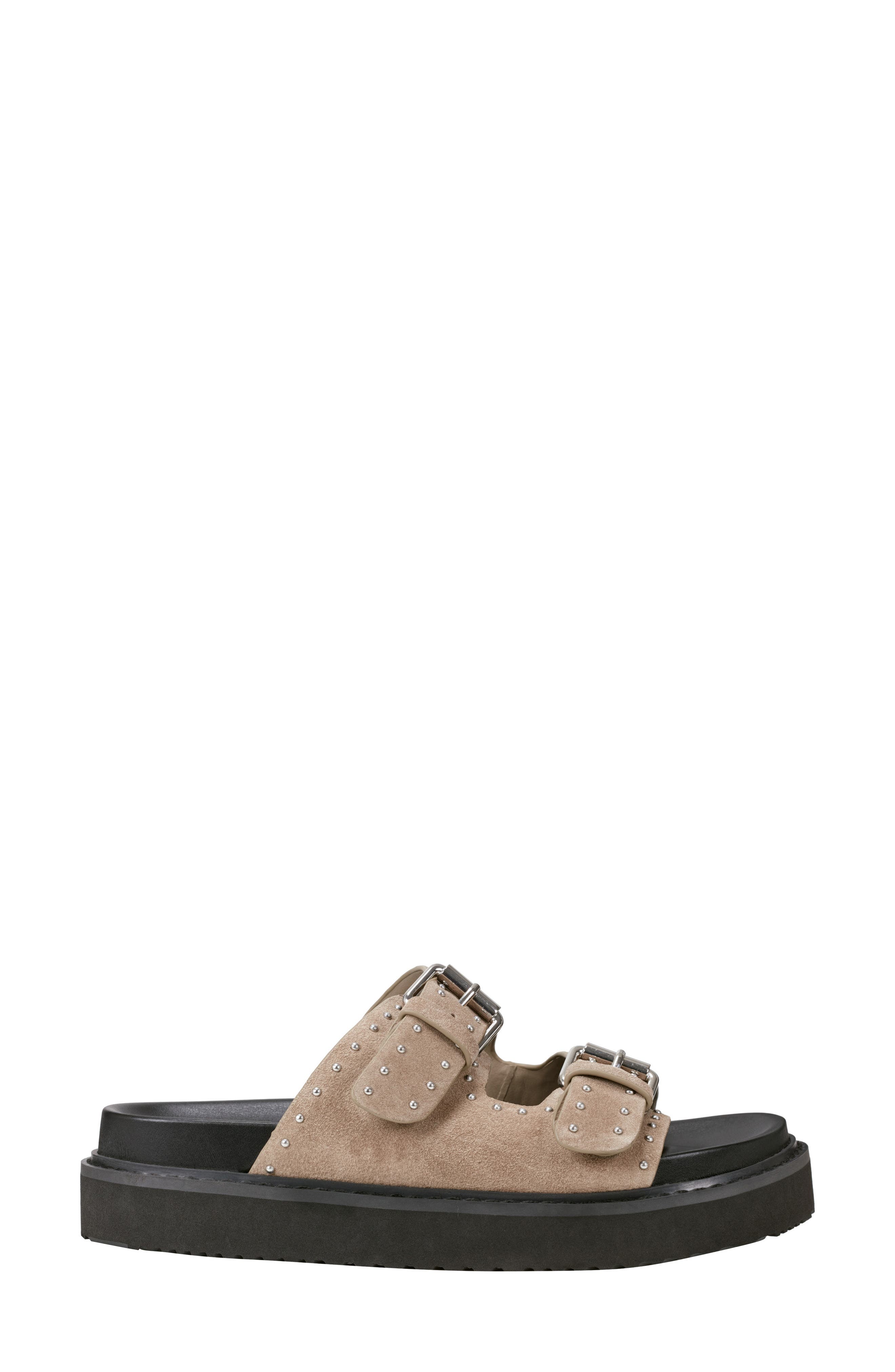 Marc Fisher LTD Agusta Slide Sandal, Alternate, color, Taupe
