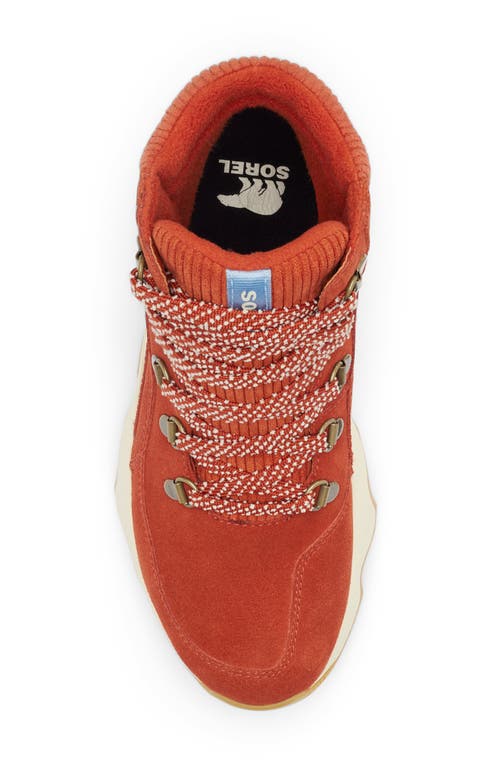 Sorel Kinetic Impact Conquest Plus Waterproof Sneaker Boot In Red