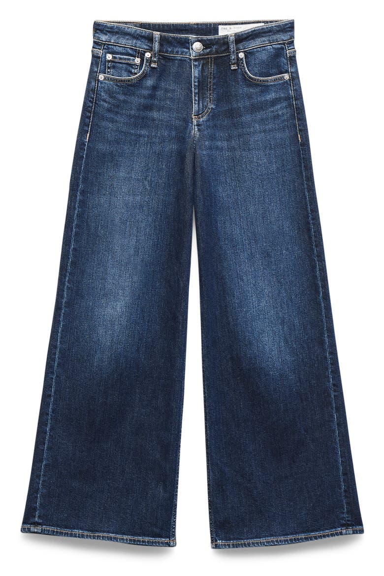 Aiden Low Rise Wide Leg Jeans, Alternate, color, RHNBK