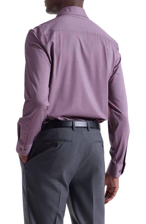 Bugatchi Jimmy Ooohcotton® Button-up Shirt In Purple
