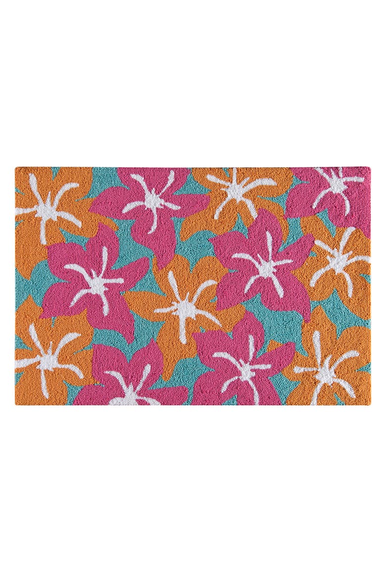 2'0" x 3'0" Callie Hooked Indoor Door Rug, Main, color, Orange