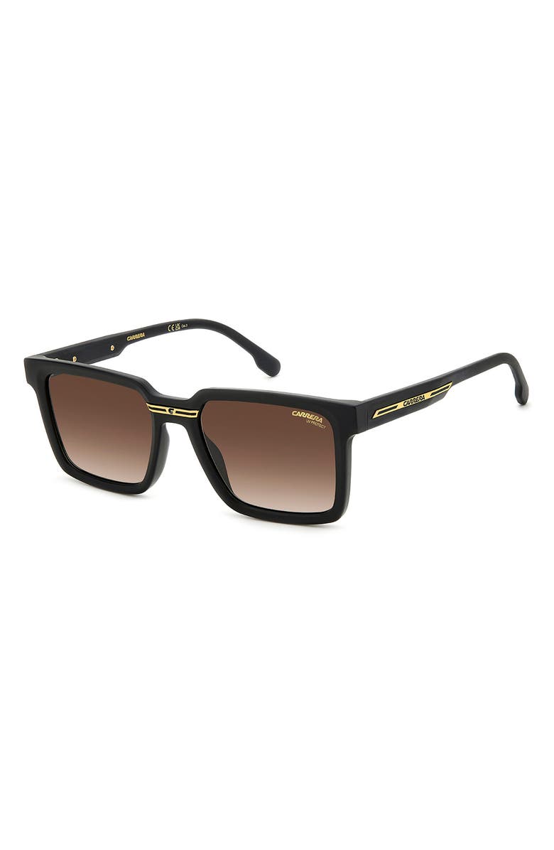 Carrera Eyewear Victory 54mm Gradient Rectangular Sunglasses, Alternate, color,