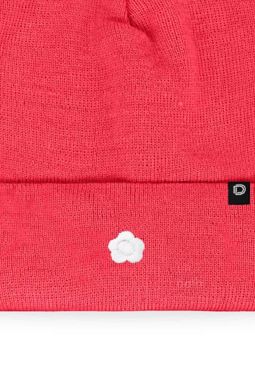 Dalix Lil Flower Beanie Cap In Pink