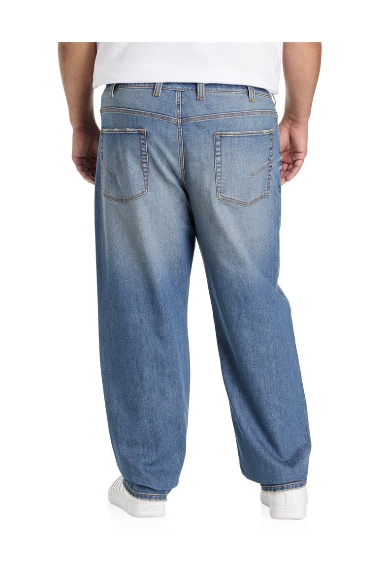 True Nation by DXL Big & Tall Relaxed-Fit Stretch Jeans, Alternate, color, Dirty Secrets