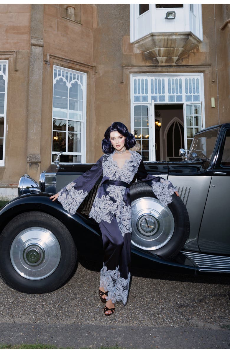 Scarlett Gasque The Jayne Pant, Alternate, color, Navy