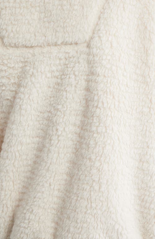 Thread & Supply Wubby High Pile Fleece Vest In Neutral