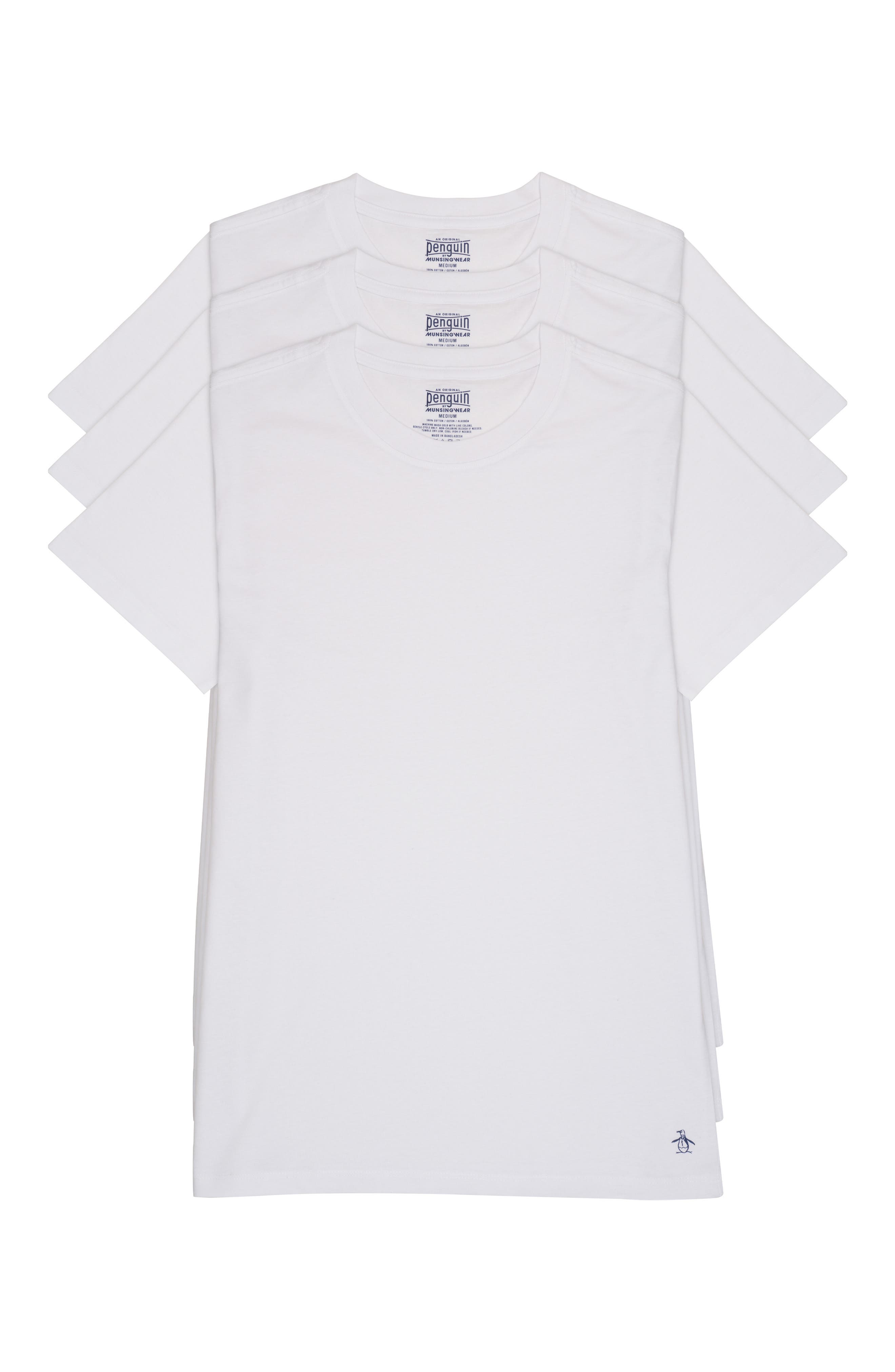 Original Penguin 3-Pack Cotton T-Shirts