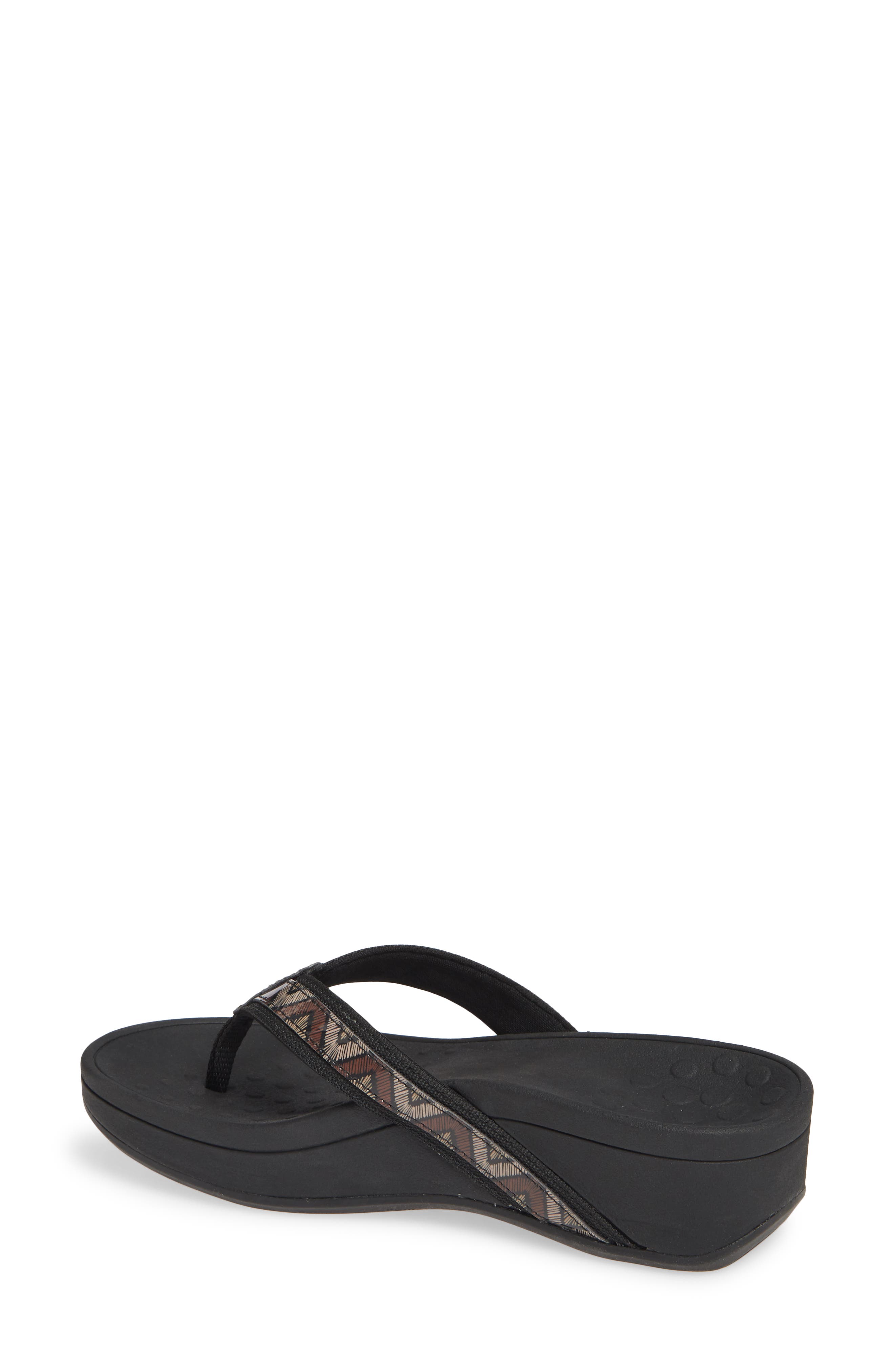 Vionic High Tide Wedge Flip Flop, Alternate, color, 