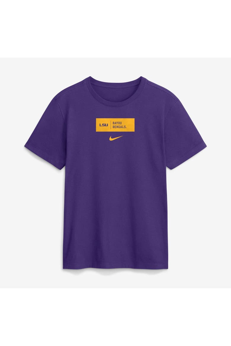 Men's Nike Purple LSU Tigers Primetime Crew T-Shirt, Alternate, color, Purple