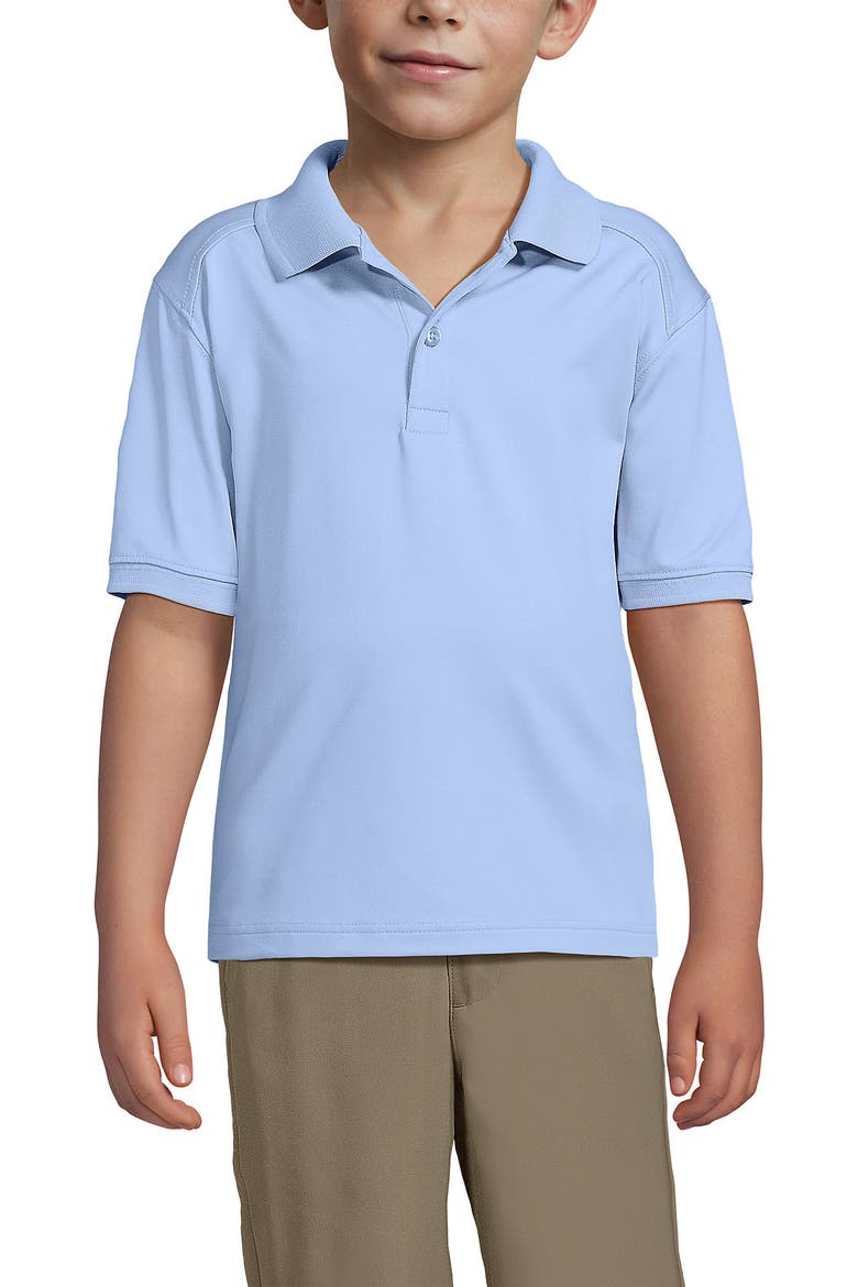 School Uniform Kids Short Sleeve Rapid Dry Polo Shirt, Alternate, color, Blue