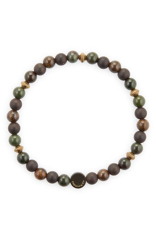 Caputo & Co Beaded Stretch Bracelet In Multi