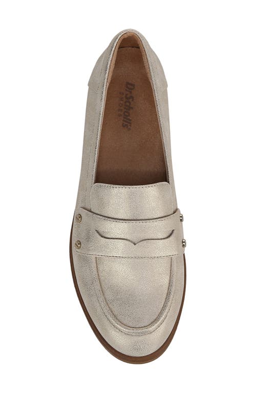 Dr. Scholl's Hello Loafer In Light Gold