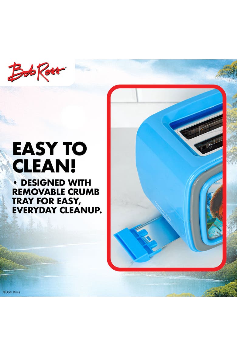Bob Ross TV 2-Slice Toaster, Alternate, color, None