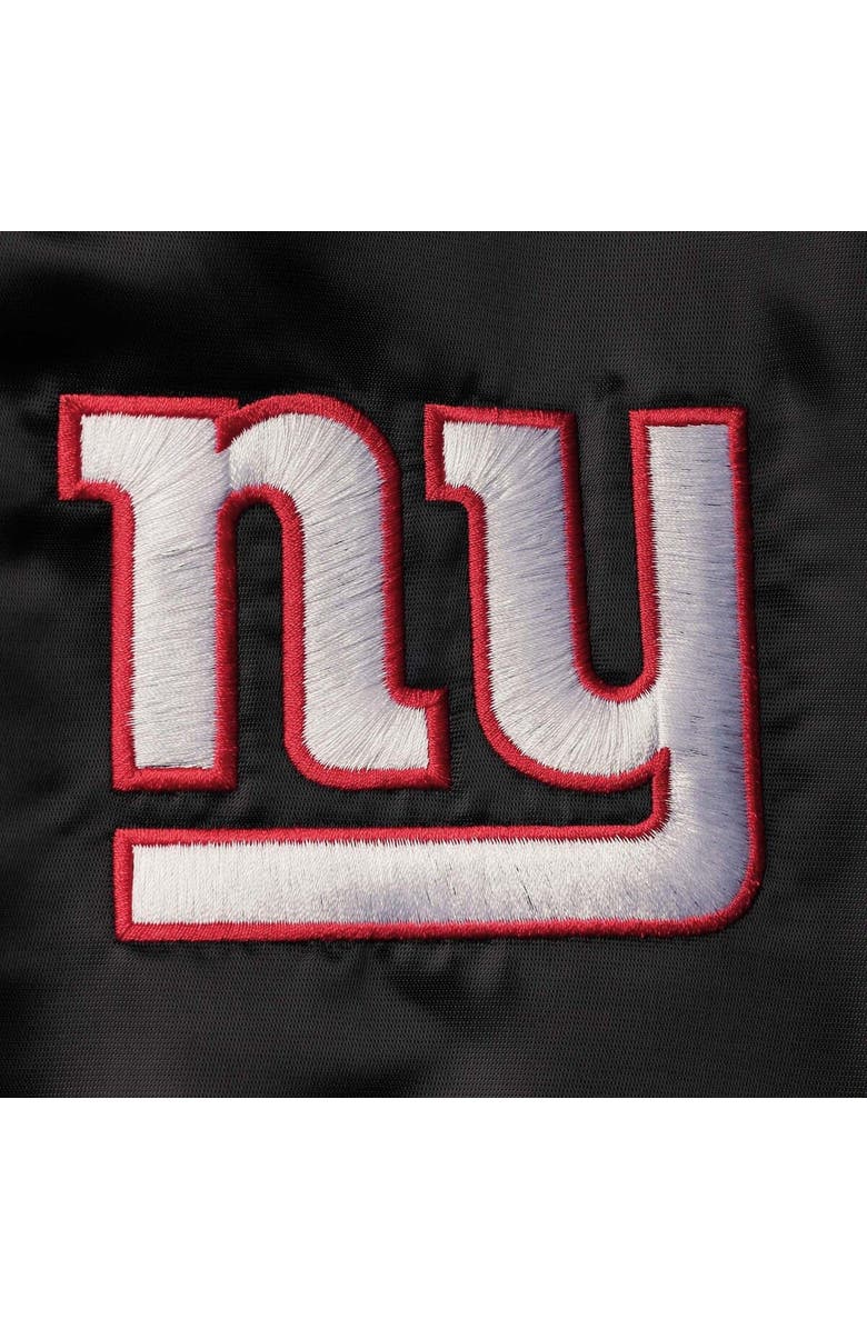 STARTER Men's Starter Royal New York Giants Locker Room Satin Varsity Full-Snap Jacket, Alternate, color, 