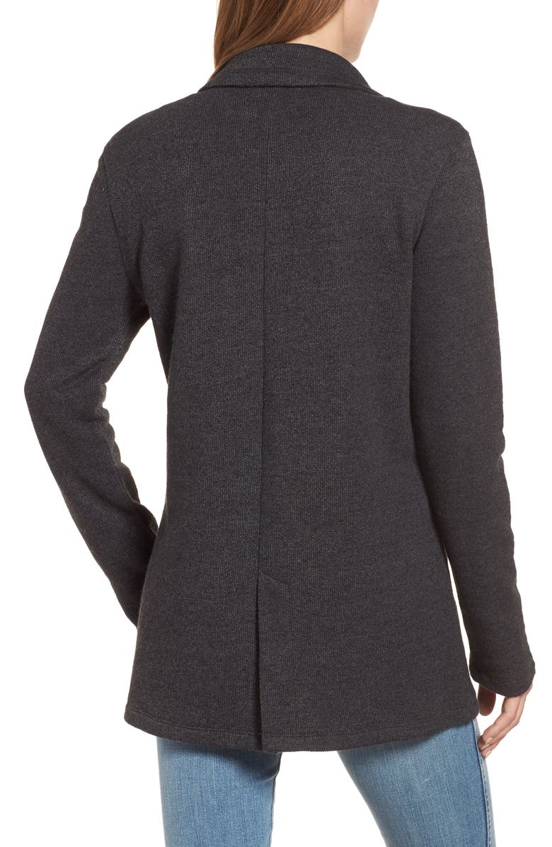 Caslon<sup>®</sup> Cotton Blend Boyfriend Blazer, Alternate, color, 