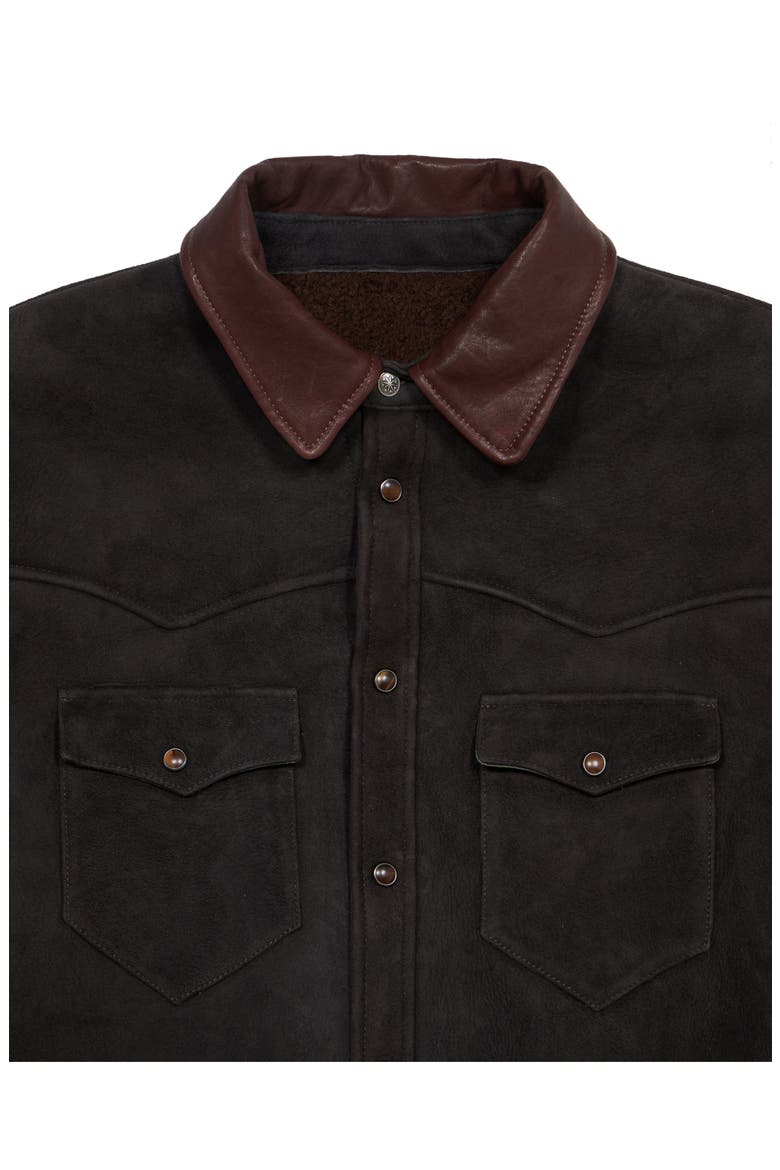 Texas Shearling Shirt, Alternate, color, BROWN