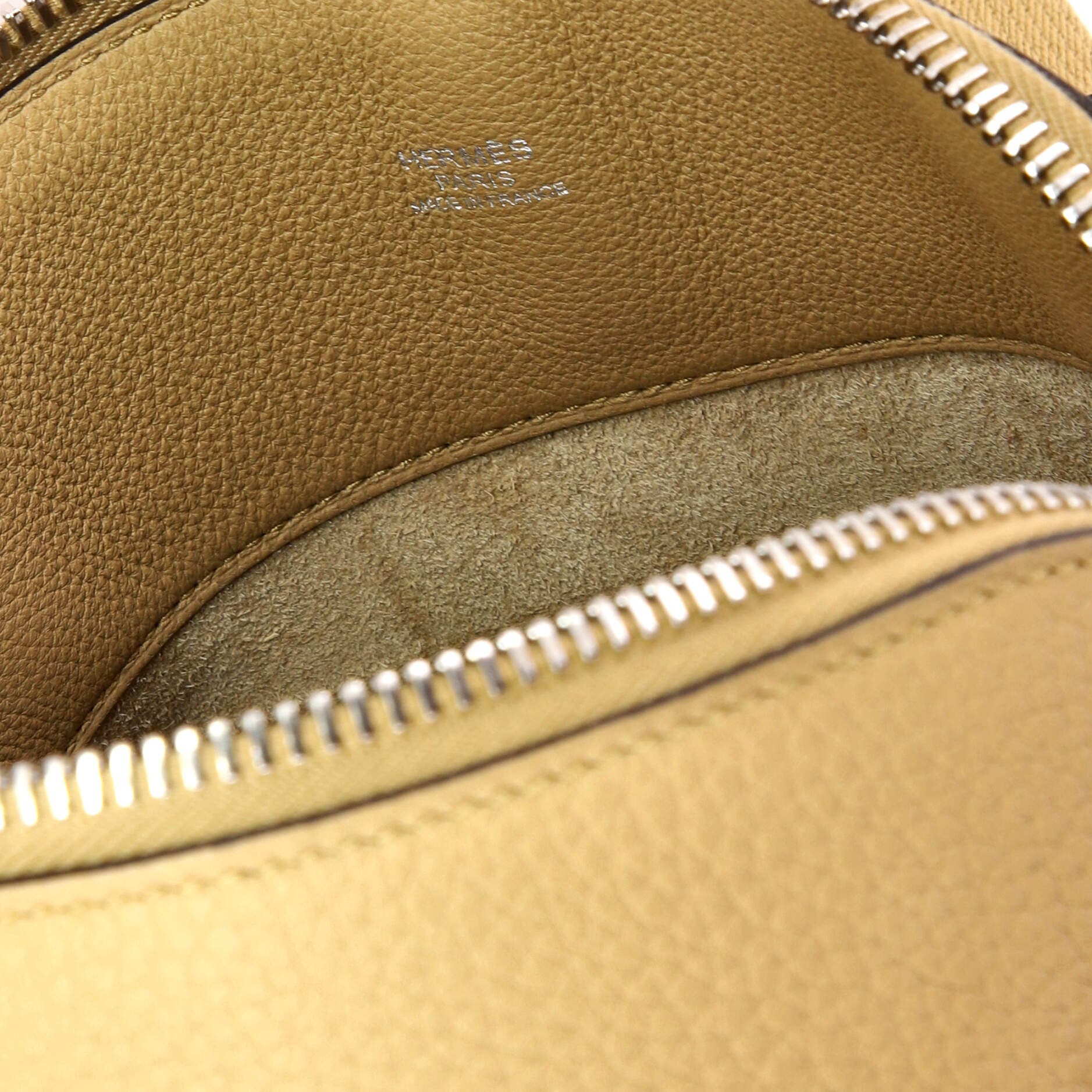 Pre-Owned Hermes Bolide Messenger Bag Togo, Alternate, color, Poussiere