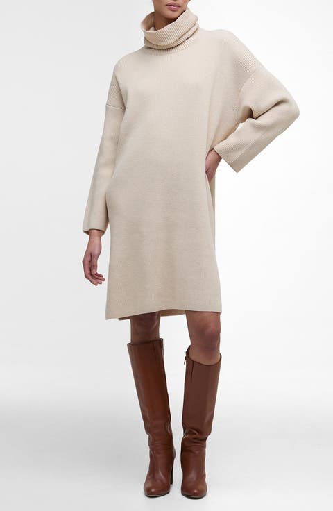 Rib Knit Sweater Dress