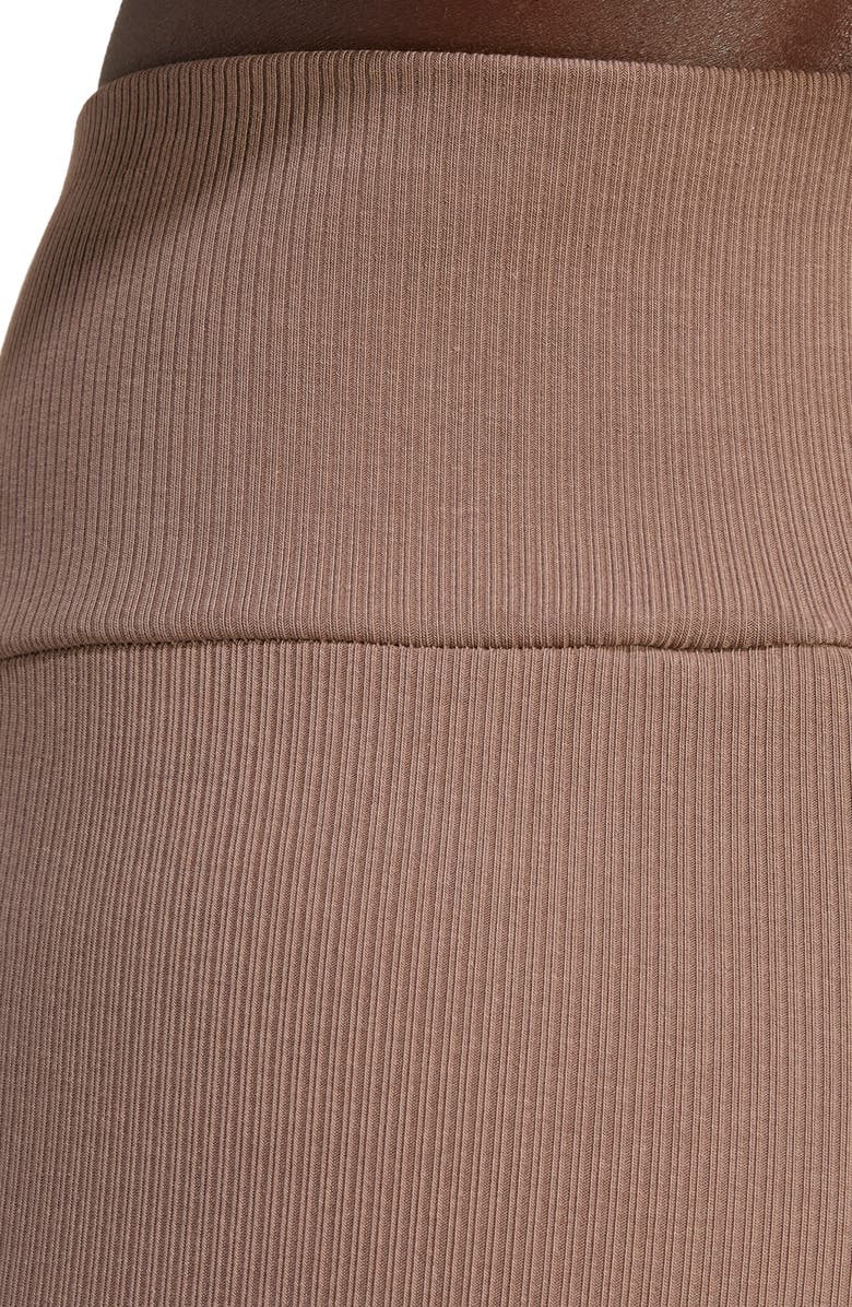 adidas Lifestyle High Waist Rib Shorts, Alternate, color, 