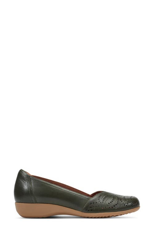 Rockport Cobb Hill Chrozie Wedge Pump In Green