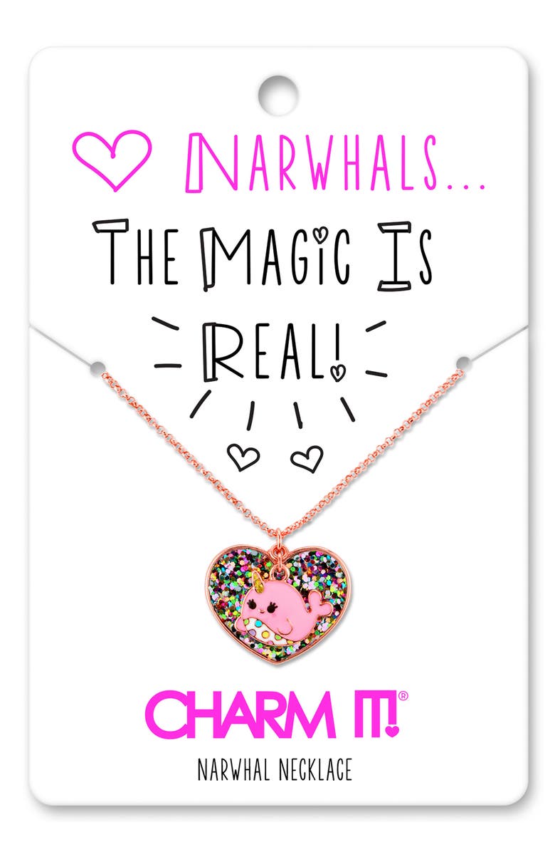 CHARM IT!<sup>®</sup> Narwhal Necklace, Alternate, color, 