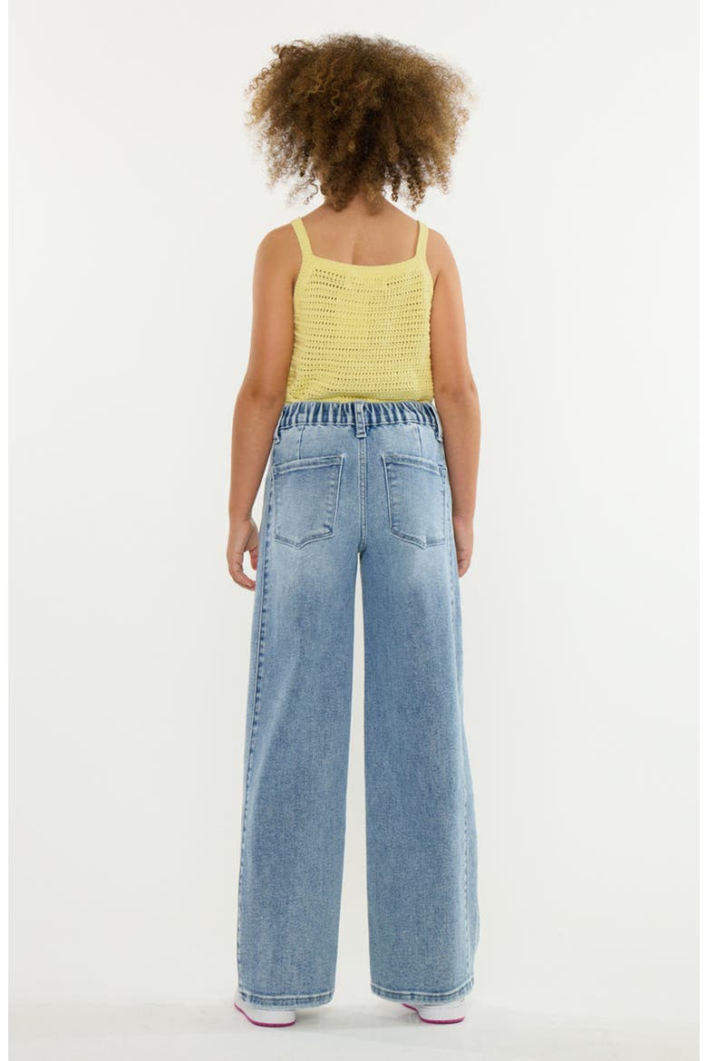 Peyton Low Slung Wide Leg Jeans, Alternate, color, Light Wash