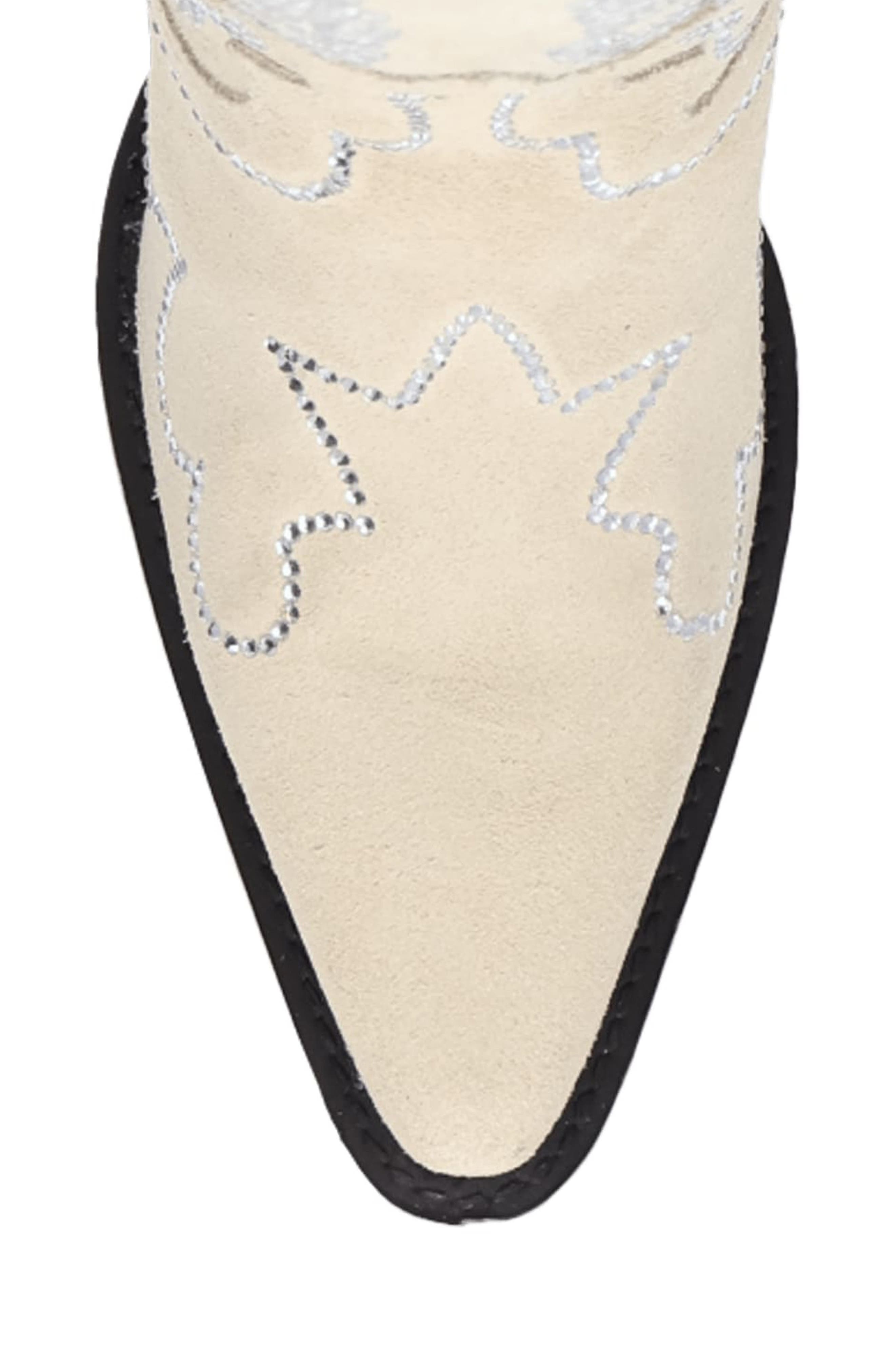 Double Take Over the Knee Western Boot, Alternate, color, WHITE