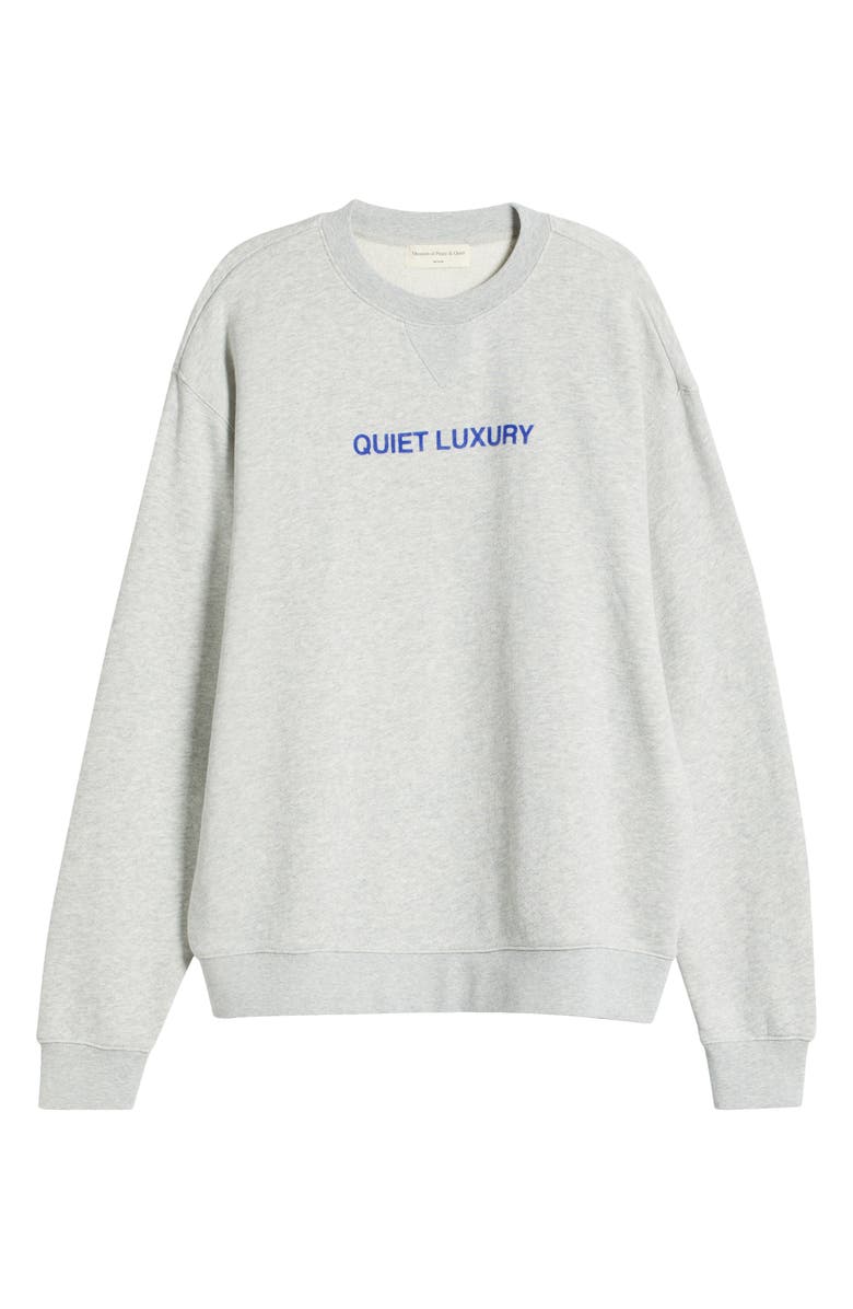 Museum of Peace & Quiet Quiet Luxury Crewneck Sweatshirt, Alternate, color,