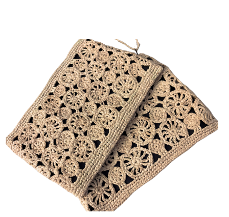 Zanatany Concepts Rond Pouch, Main, color, Beige