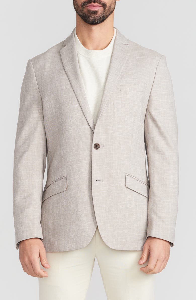 SAVILE ROW CO Camel Texture Weave Sport Coat, Main, color, Camel