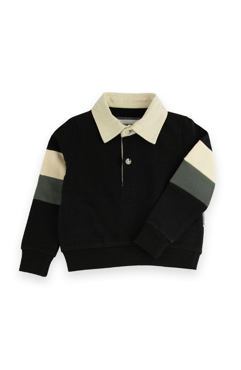 Sovereign Code Rush Collar Knit Shirt, Main, color, Black