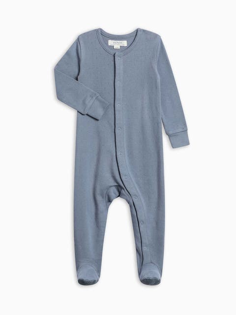Organic Ciel Pointelle Snap Sleeper (baby)