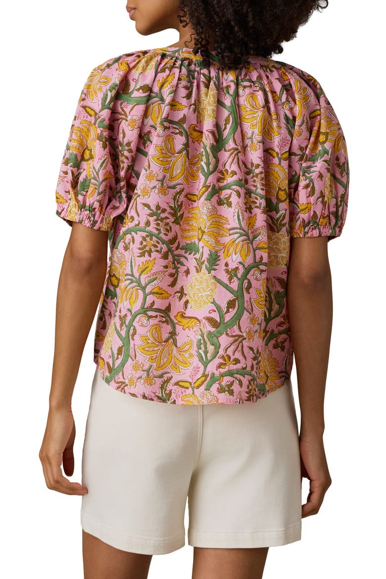 Lettie Voile Button-Up Shirt, Alternate, color, BLOSSOM SERENADE