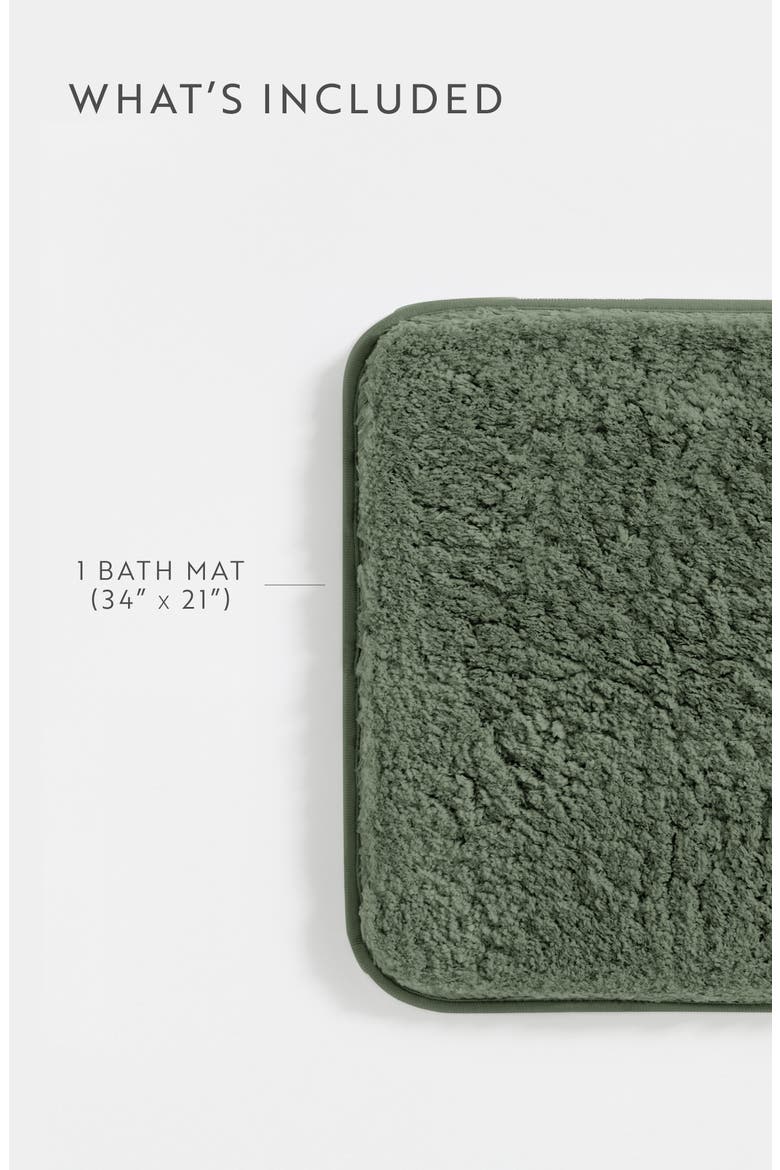 Plush Shaggy Bath Mat, Alternate, color, SHAGGY SAGE