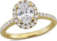 Julianna B. Lab Grown Diamond Oval Halo Engagement Ring 14k