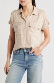 beachlunchlounge Kia Short Sleeve Button-Up Shirt