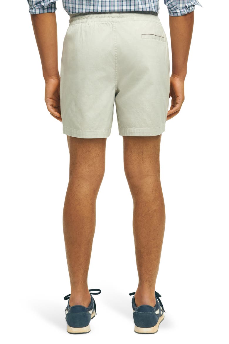 Drawstring Stretch Cotton Shorts, Alternate, color, HARBOR MIST