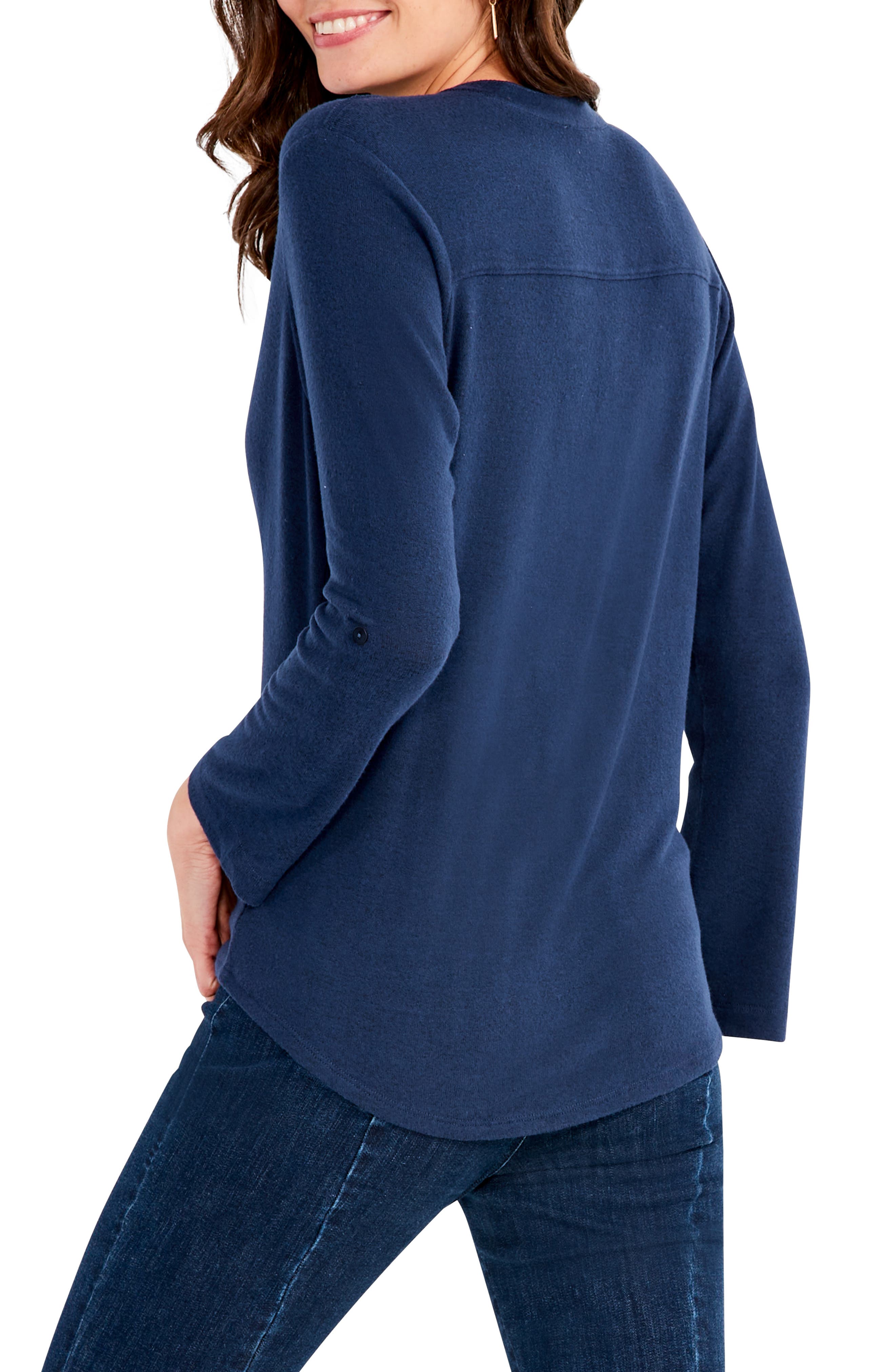 Sweet Dreams Roll Sleeve Button-Up Shirt - image 2