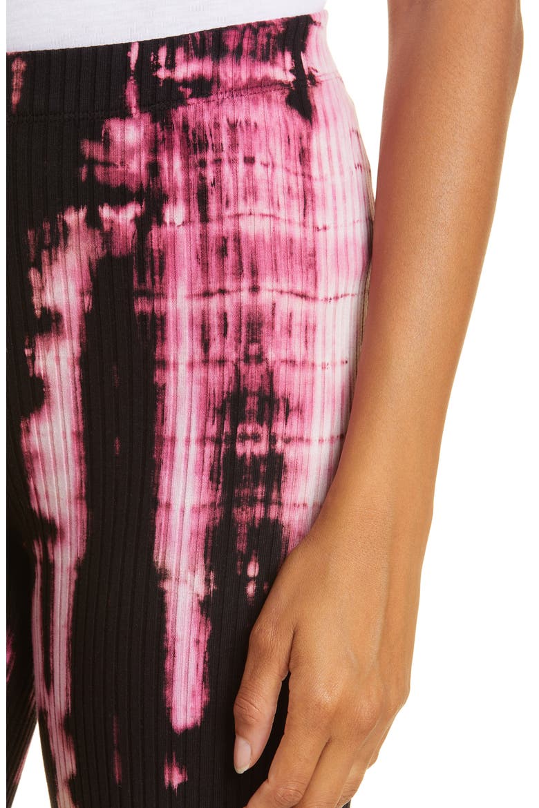 The Ibiza Rib Knit Stretch Cotton Pants, Alternate, color, LYCHEE STRIPE