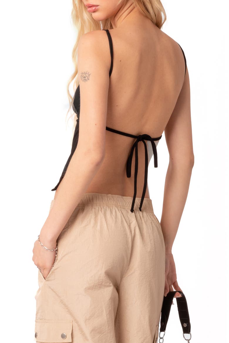 Jinx Open Back Camisole, Alternate, color, BLACK